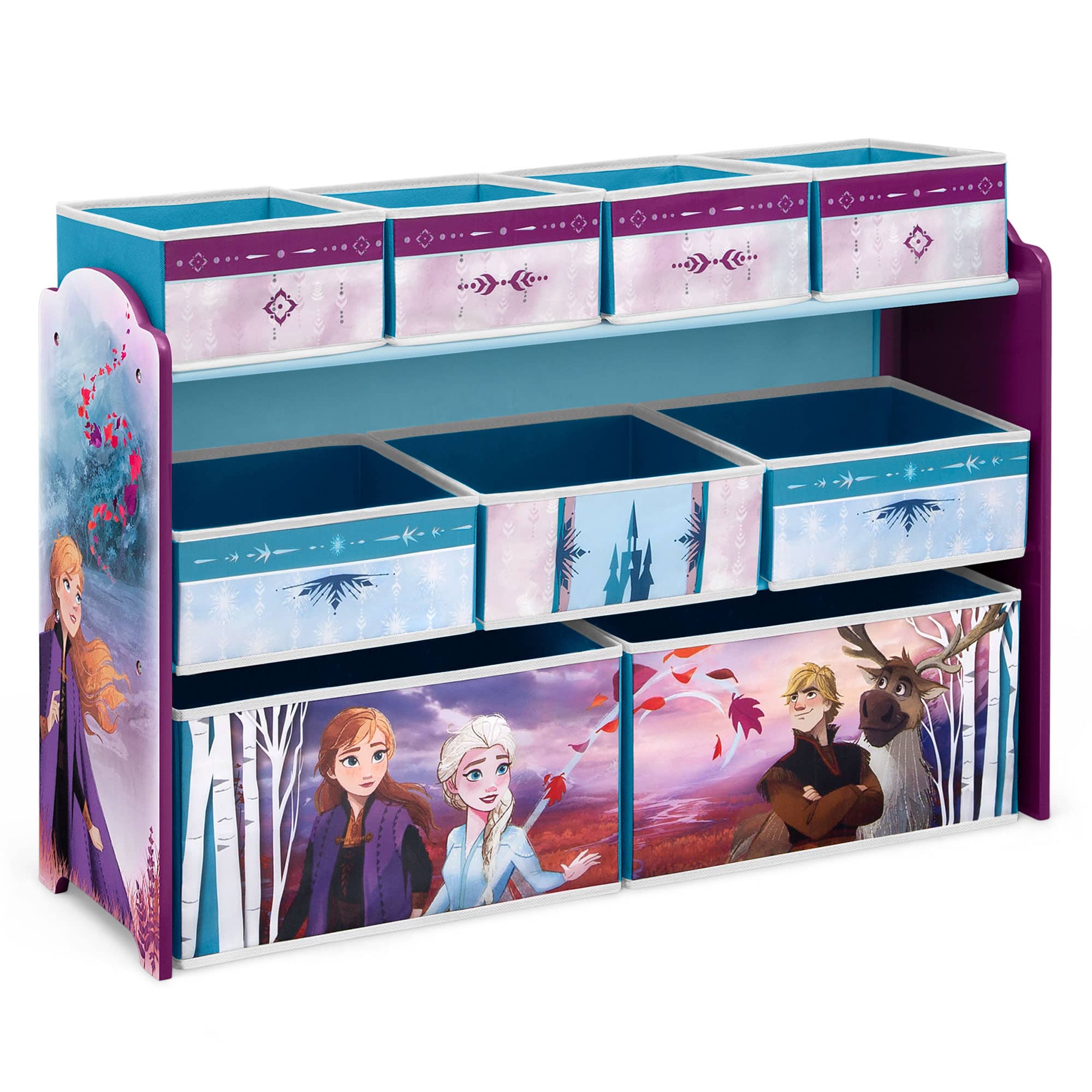 Delta Children Frozen II Deluxe Multi Bin Toy Organizer